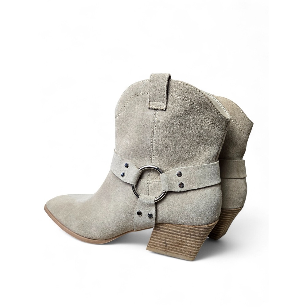 NWT Open Edit Suede Harness Ankle Boot - Size 7.5 (no box)